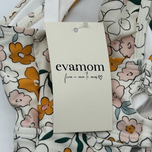 EvaMom Size Medium Nursing Mom Bathing Suit Swimsuit One Piece Tummy Control NWT - Picture 4 of 9